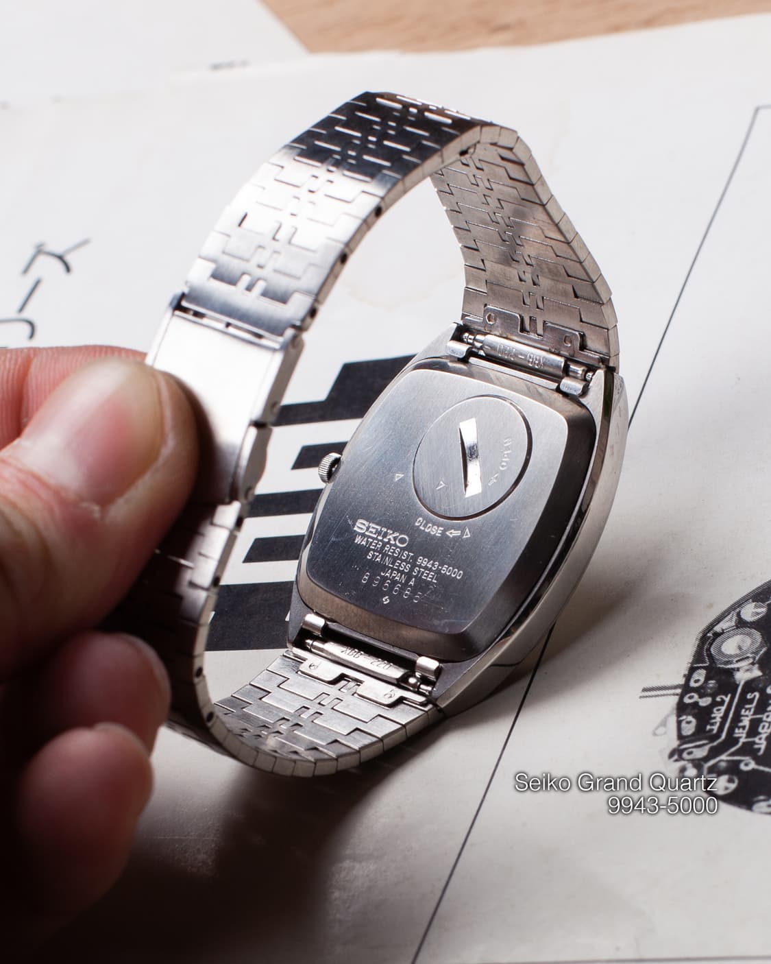 세이코 그랜드 쿼츠 9943-5000 빈티지 시계 상품이미지4
