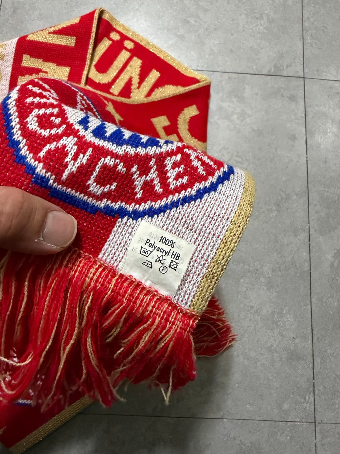 바이에르뮌휀 오리지널 빈티지 로고 머플러  상품이미지3