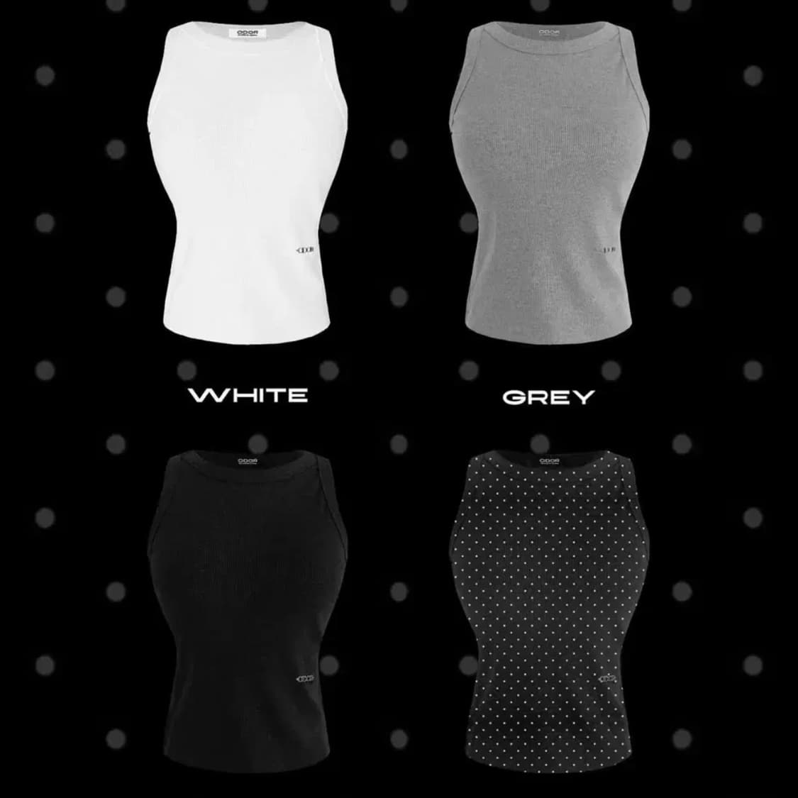 Odor slim sleeveless(블랙/화이트) 상품이미지3