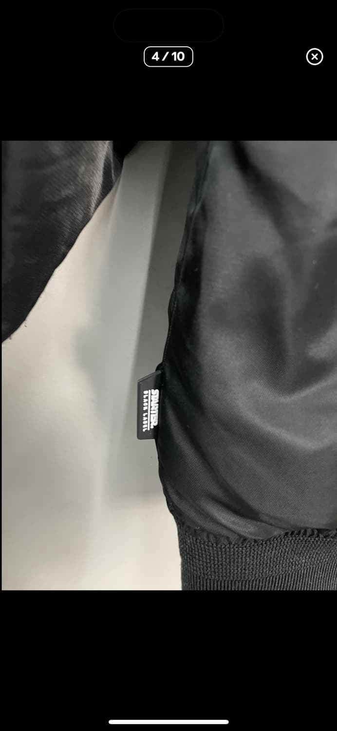 스타터 MA-1 블랙 투포켓 자켓 A3204 상품이미지4