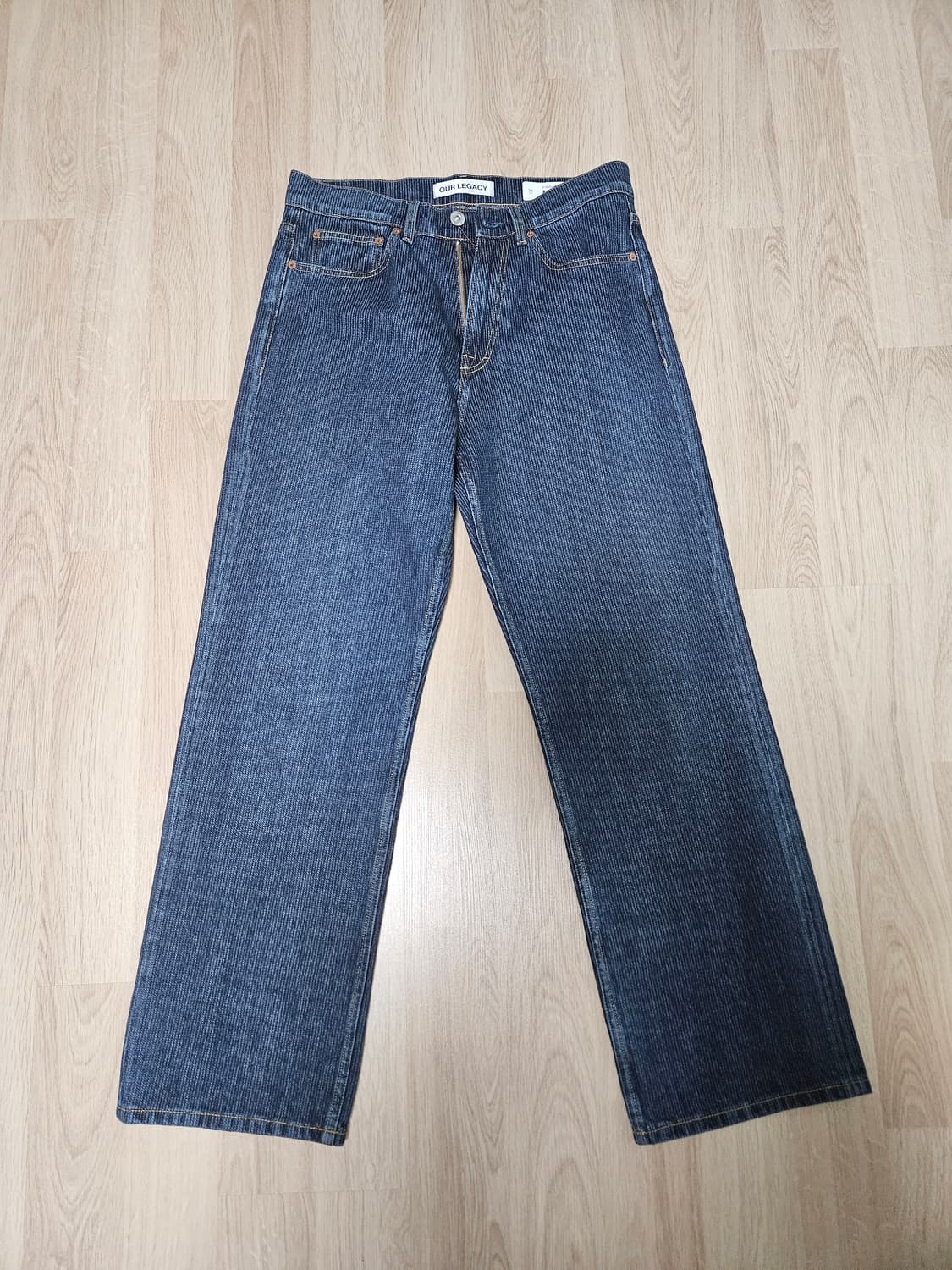 아워레가시 써드컷 딥블루 체인 트윌 상품이미지1