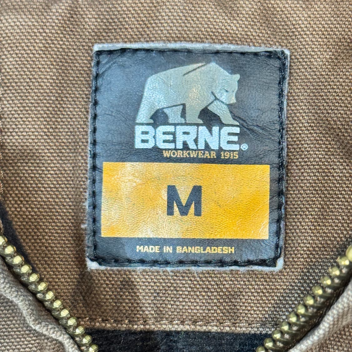 M) BERNE USA 빈티지 워크웨어 액티브 후드집업 자켓 상품이미지7