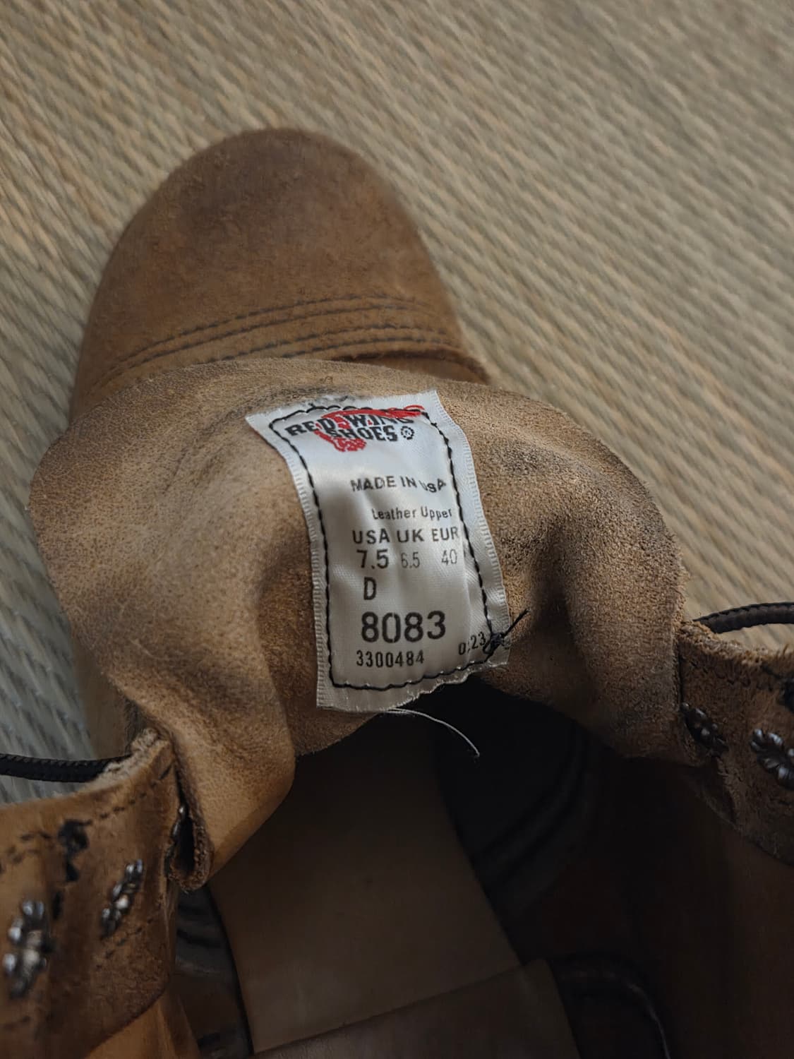 레드윙 8083 워커 7.5D 255 상품이미지4