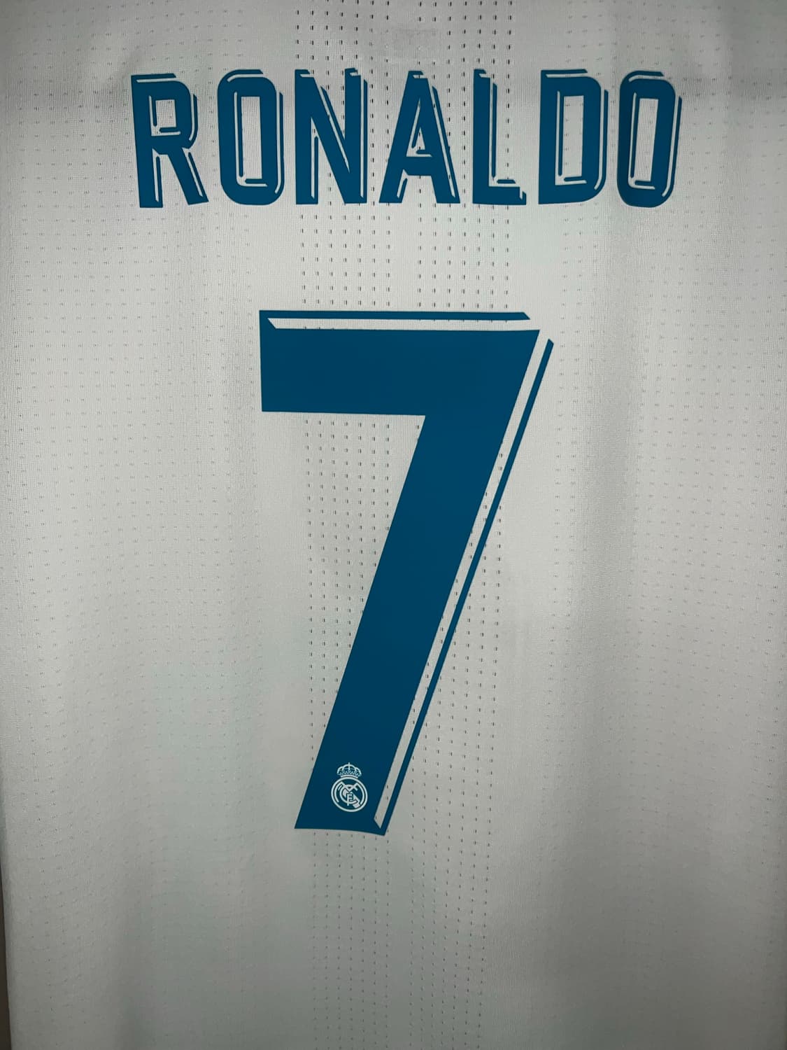 17-18 레알 마드리드 홈 어센틱 반팔 호날두 유니폼 상품이미지3