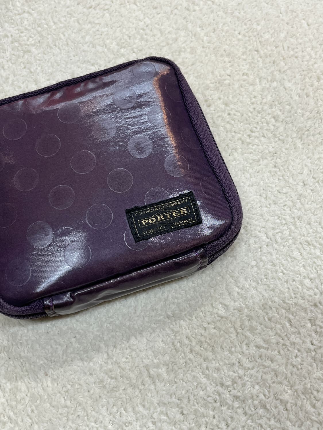 Porter 포터 도트 지갑 퍼플 상품이미지3
