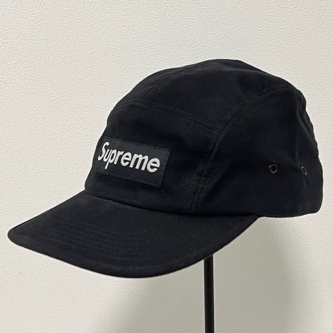 슈프림 2006 몰스킨 캠프캡 블랙 상품이미지3