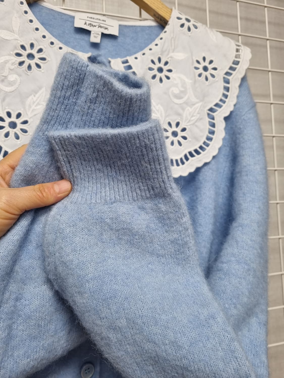 (택포) 앤아더스토리즈 세일러카라 니트가디건  M 상품이미지4