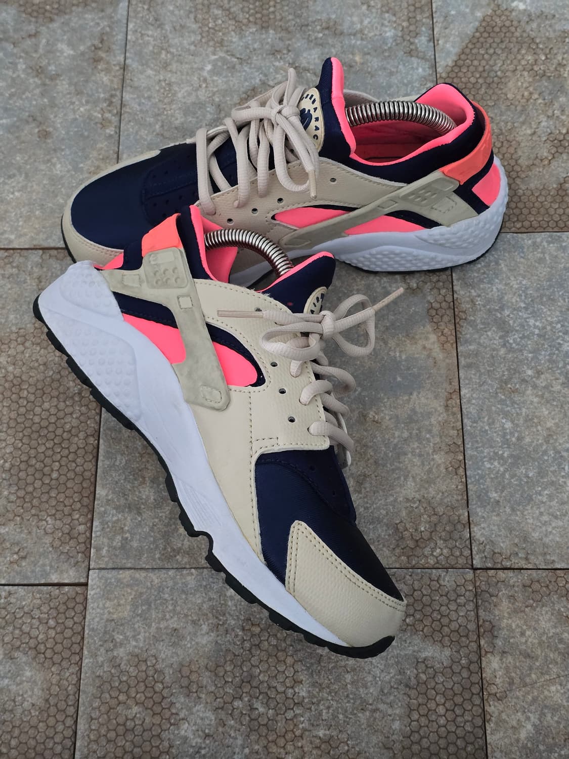 (230)나이키 에어 허라취 런 오트밀 핑크  상품이미지4