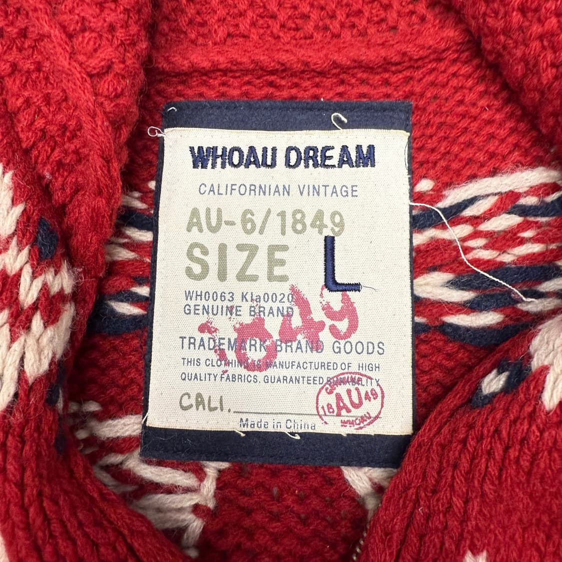 [L] 후아유 코위찬 니트 집업 상품이미지5