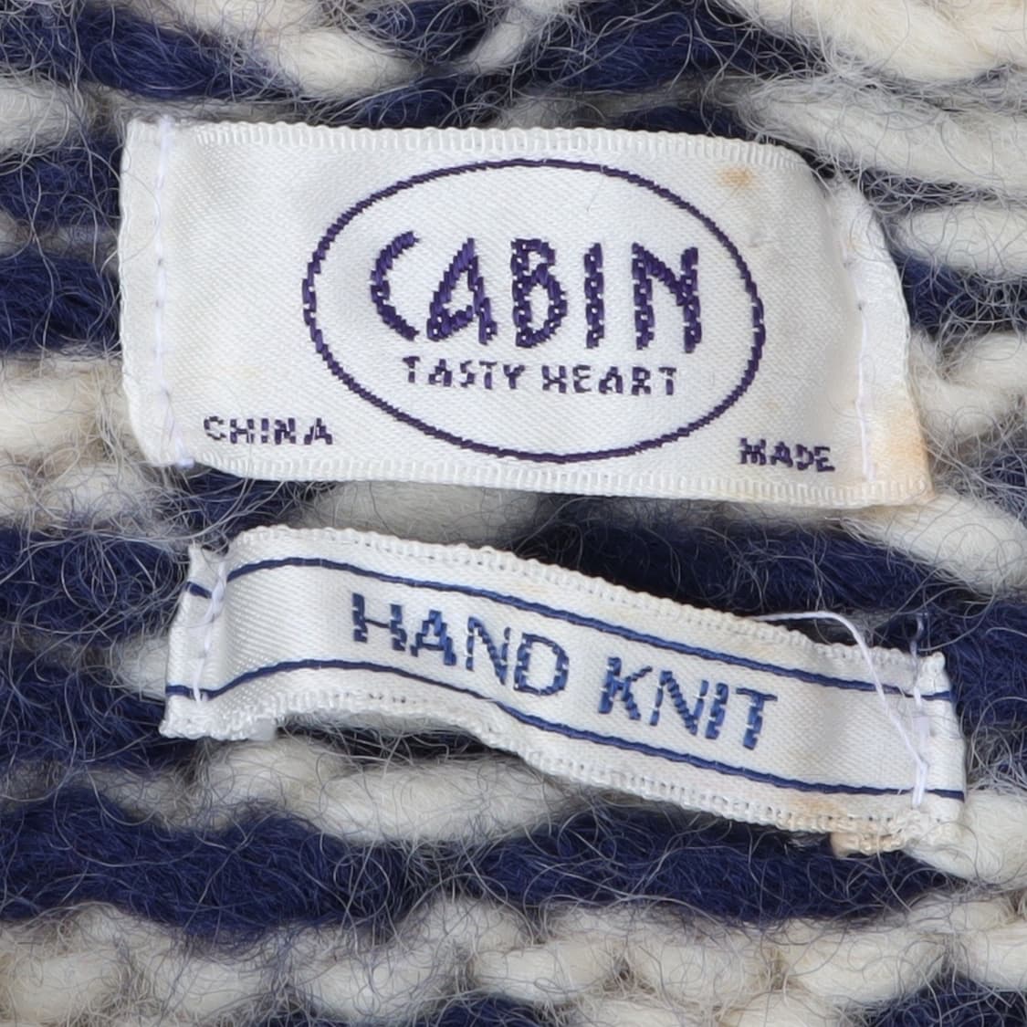 Cabin 빈티지 핸드메이드 울 집업 코위찬 상품이미지8