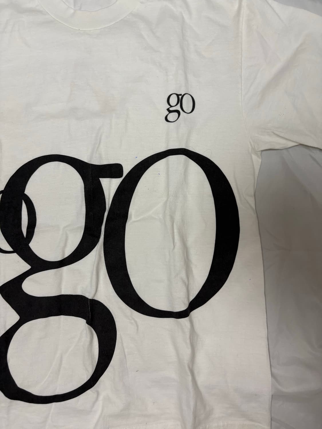90s 애플 go티셔츠 made in usa 상품이미지3