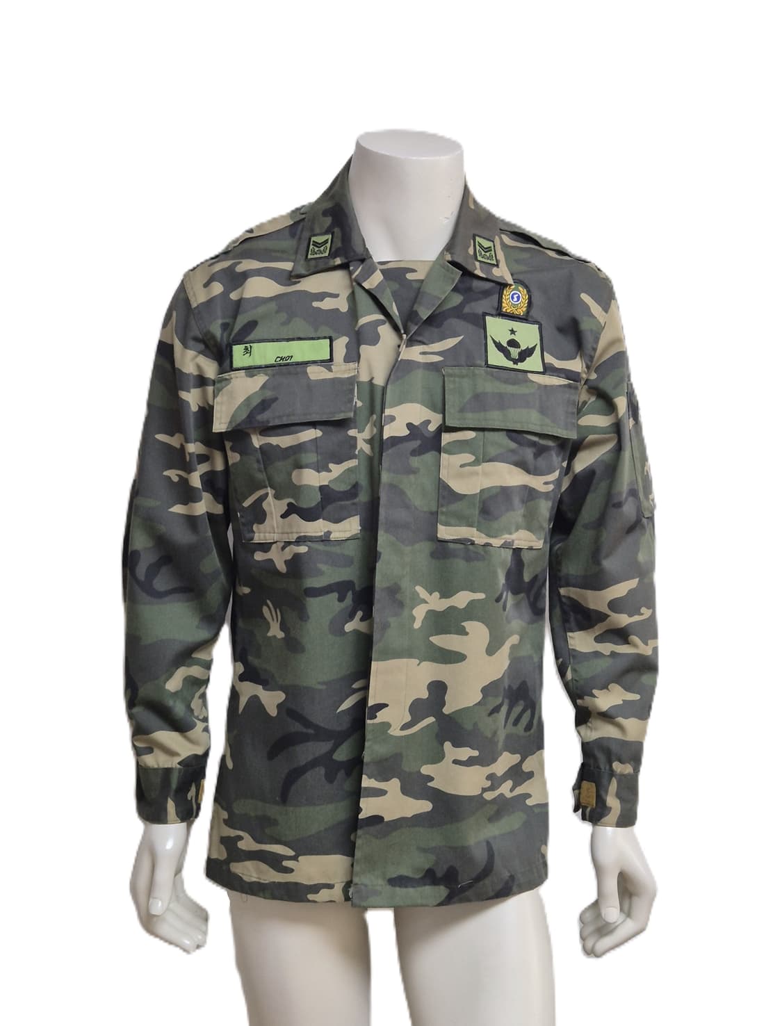 육군 구형 중사 사제 독사복 전투복 상의 자켓 (L) 상품이미지1
