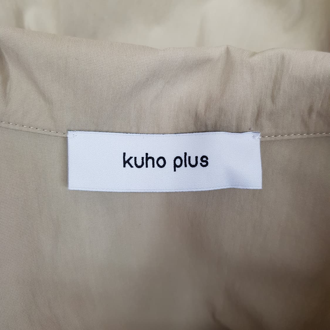 구호 플러스2022 오픈카라 반팔 원피스 1사이즈 상품이미지6