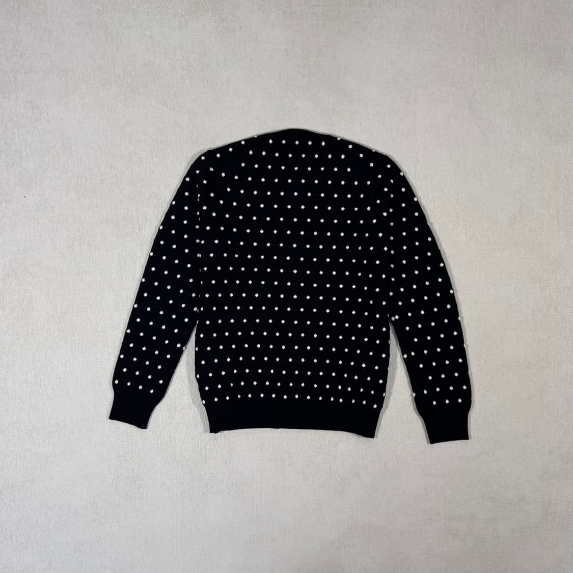 Polka dots black cardigan 상품이미지4