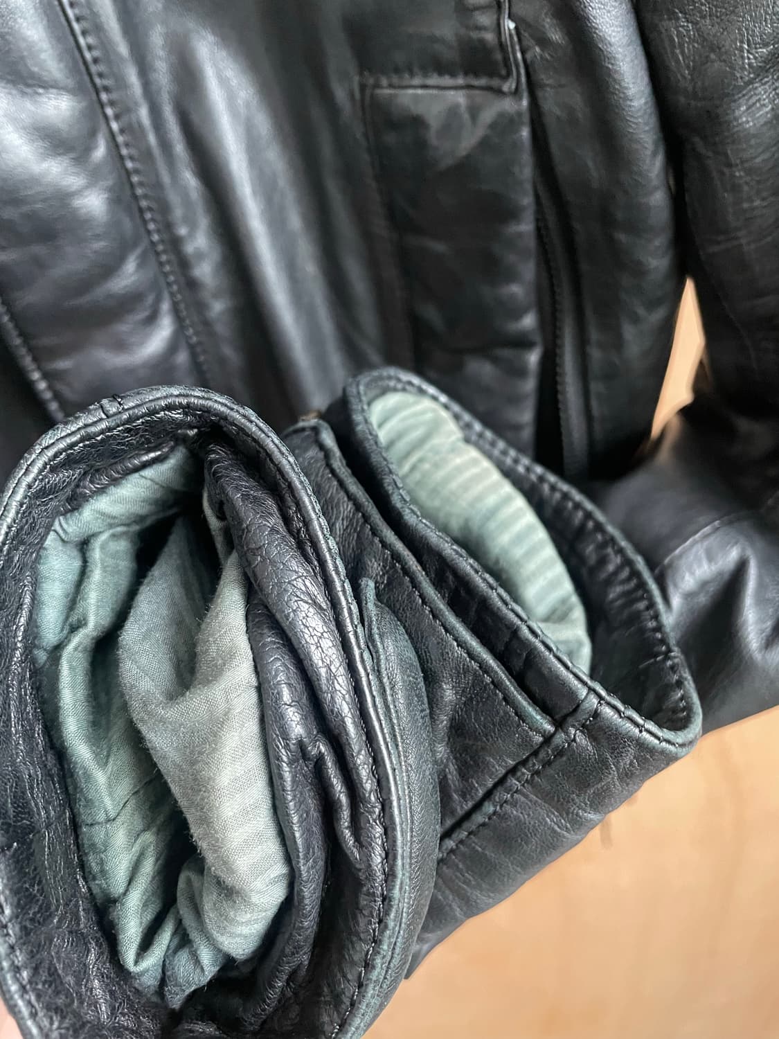 크리스찬포 레더 자켓 상품이미지9