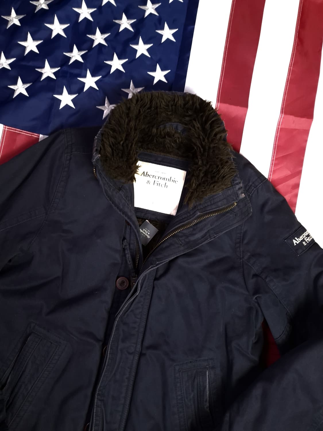 택새제품 오리지날 아베크롬비 울프죠 덱자켓 상품이미지2