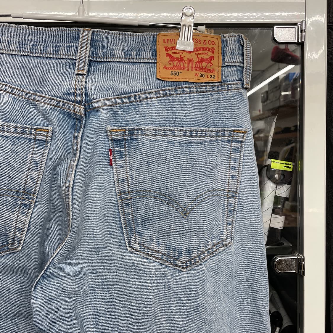 리바이스 550 라이트 블루 워시드 상품이미지6