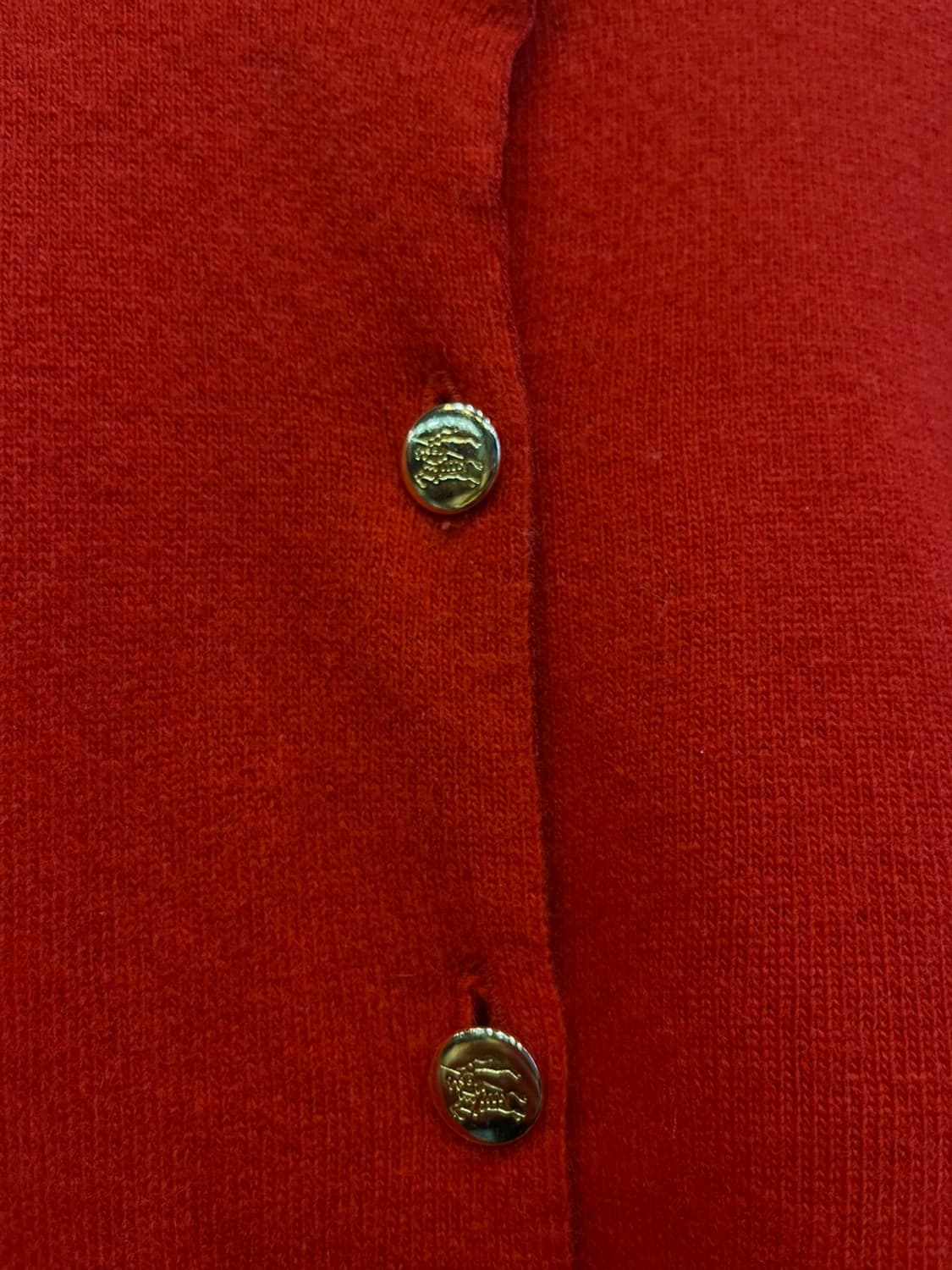 버버리 램스울 금장 가디건 Made in SCOTLAND 상품이미지2