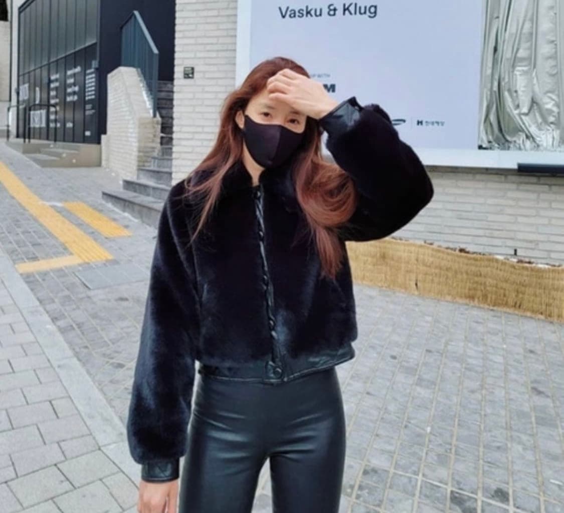 마리끌레르 퍼 재킷 상품이미지2