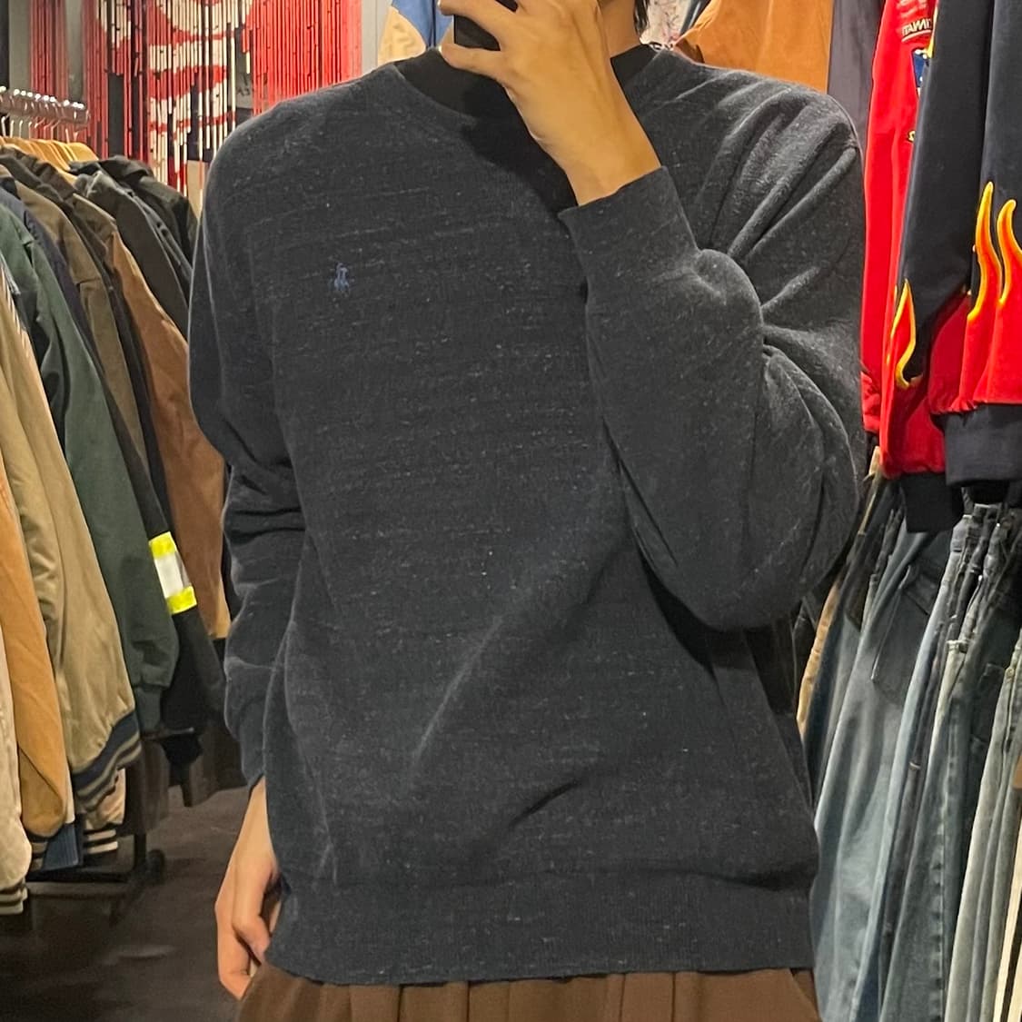 [IM] Polo 폴로랄프로렌 네이비 라운드넥 긴팔니트 상품이미지4