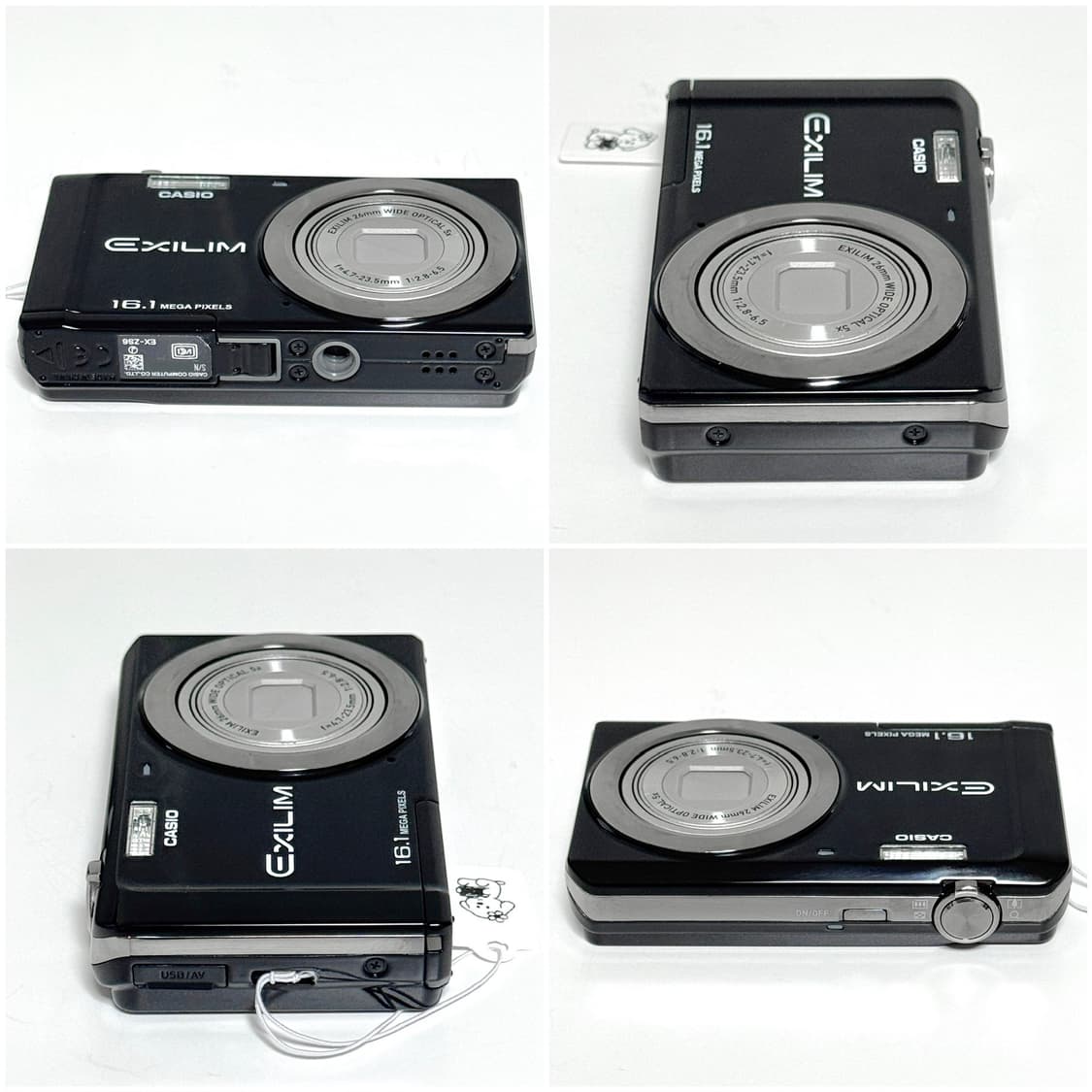 카시오 엑슬림 EX-ZS6 / Z28 블랙 빈티지디카 상품이미지4