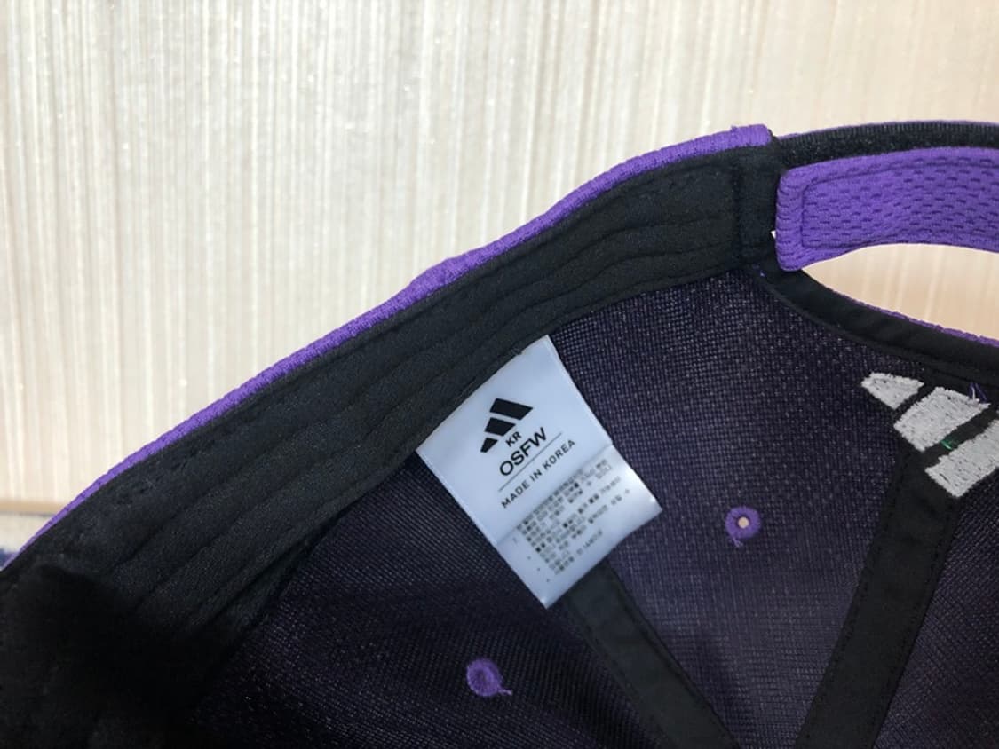 KBO 아디다스 두산베어스X브롤스타즈 어센틱 퍼플 볼캡/모자 상품이미지10