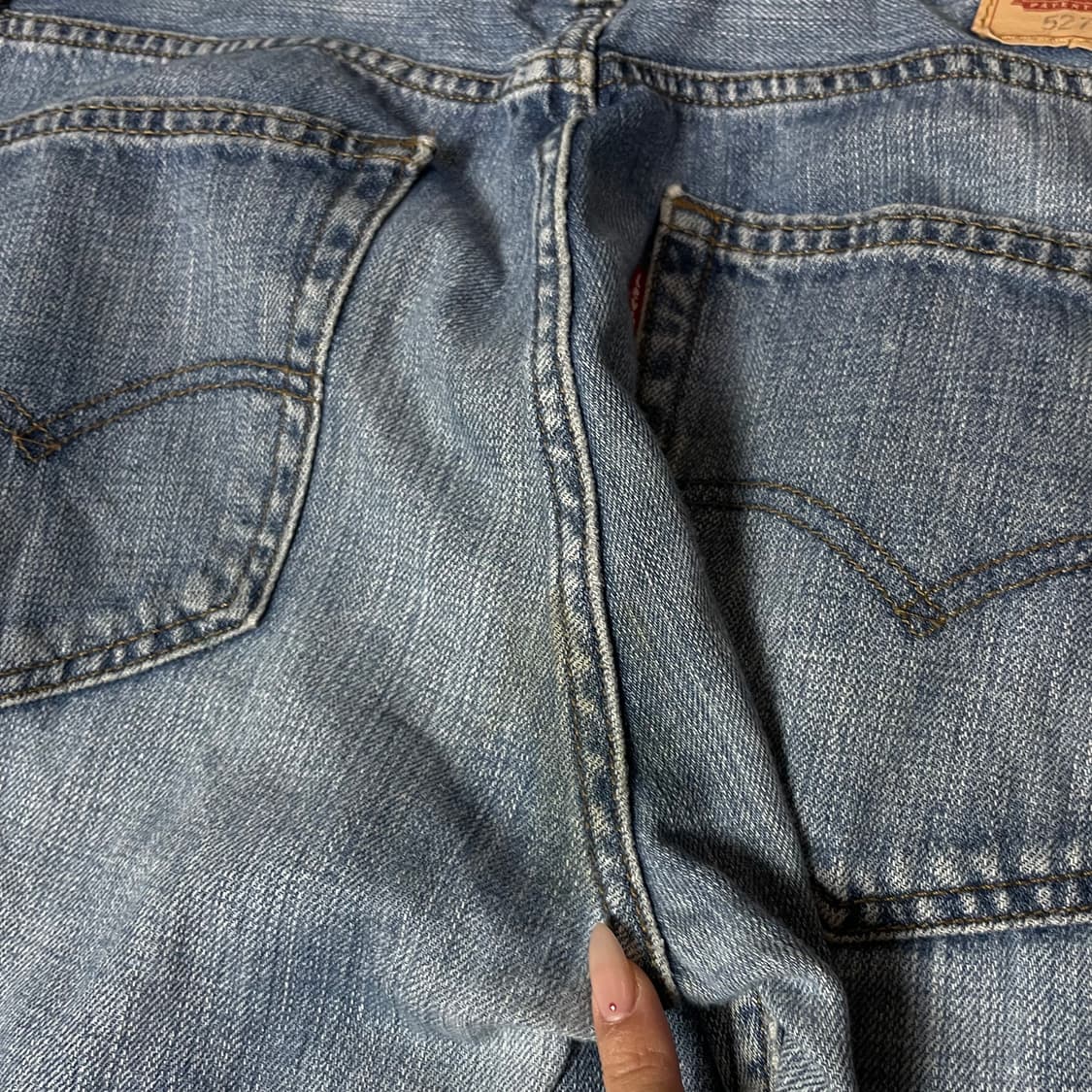 (32) 리바이스 527 32X34 워싱 데님 팬츠 상품이미지6