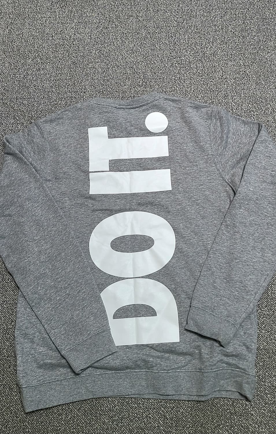 나이키 JUST DO IT 맨투맨 M 회색 상품이미지9