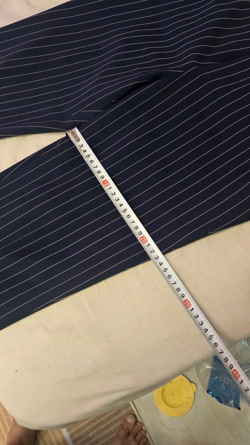 네이비 스트라이프 정장 셋업 100사이즈 상품이미지9