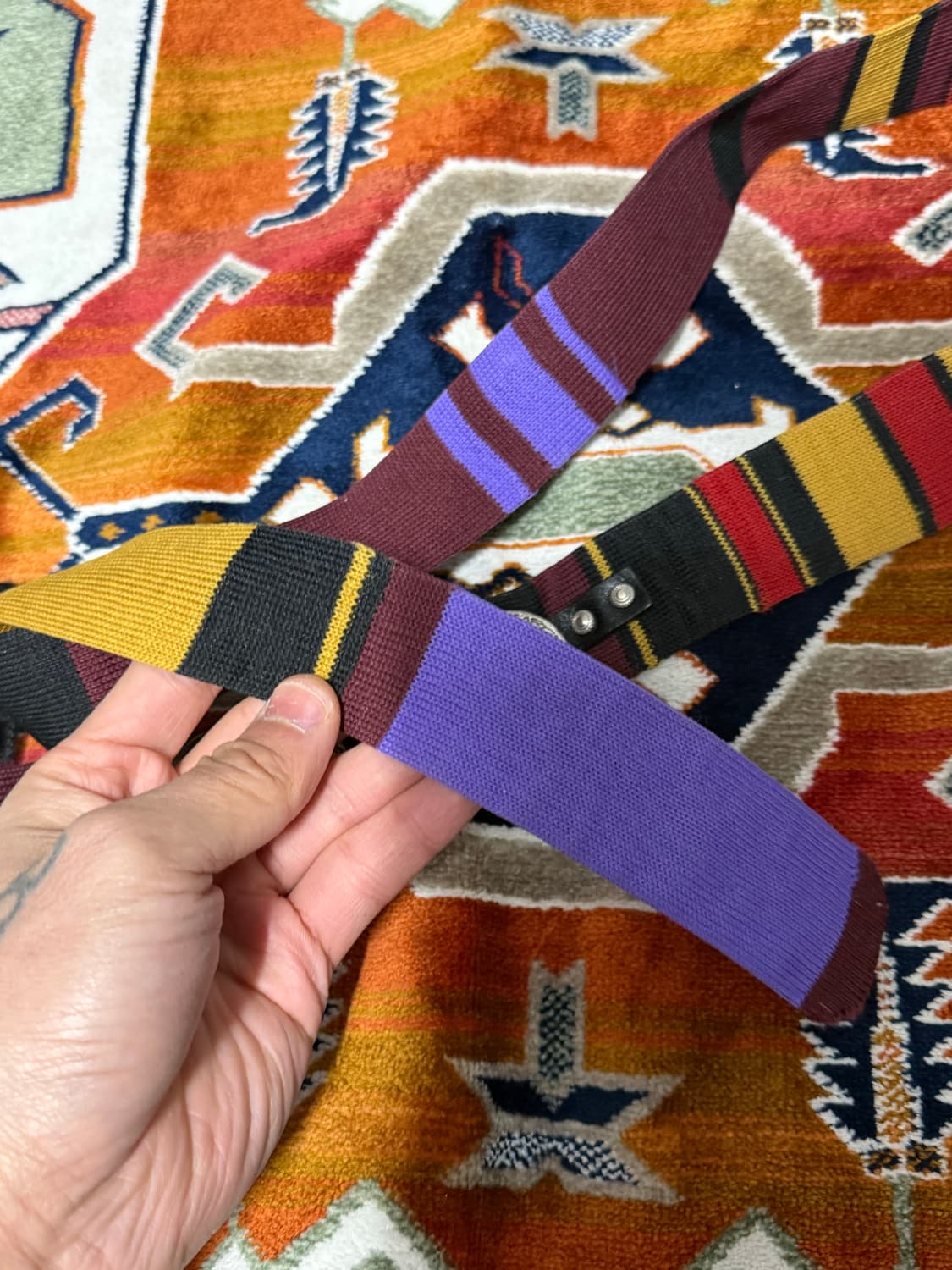 Toga virilis 토가 비릴리스 토가 아카이브 웨스턴 니트 벨트 상품이미지4