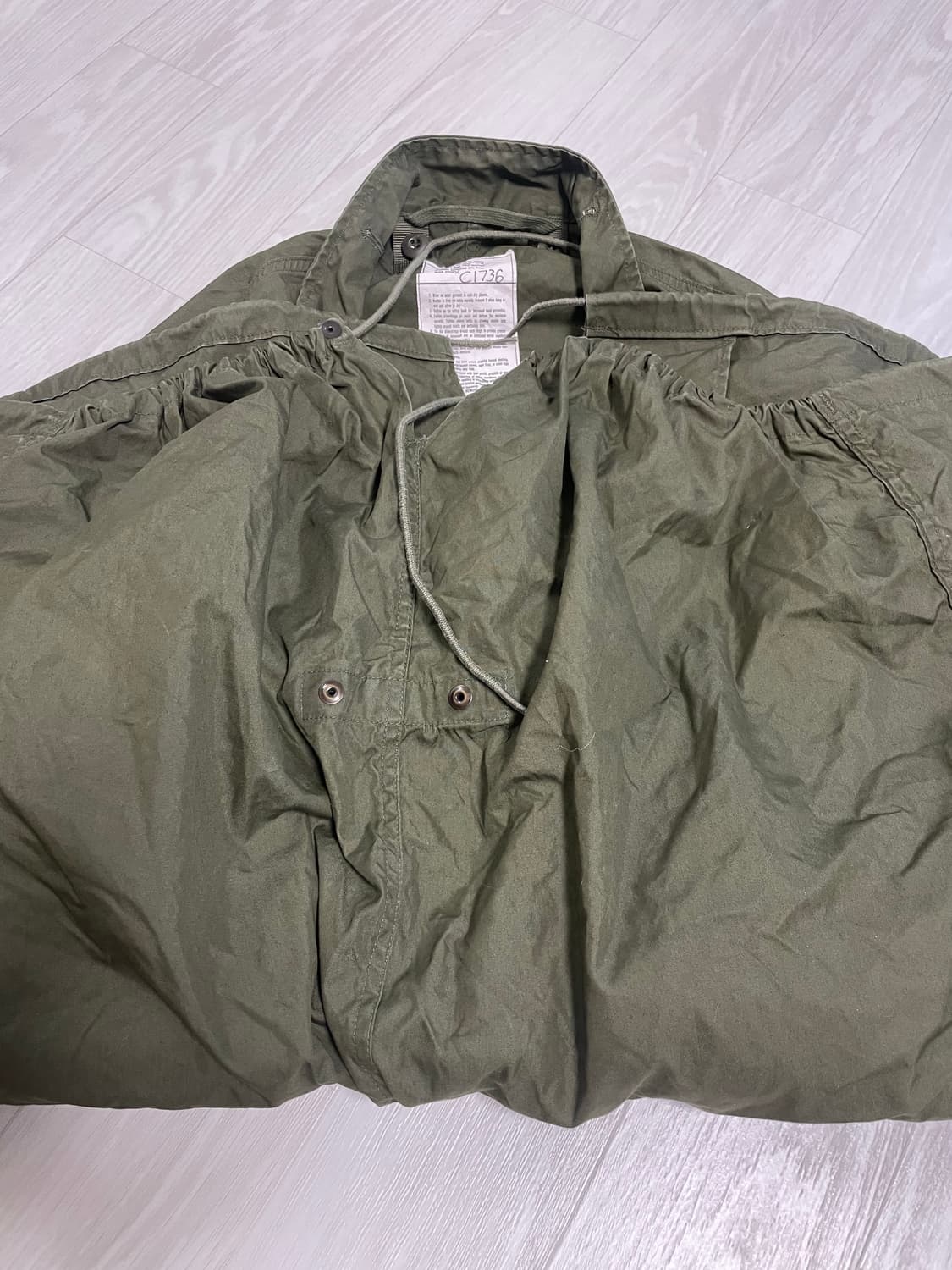 m65 og 피쉬테일 개파카 M 외피 오리지널 상품이미지5