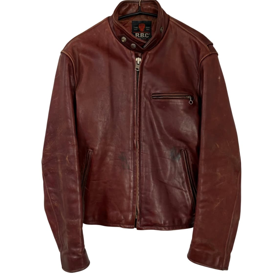 RBC 스티어하이드 카페레이서 크롭 레더 자켓 36 라이더자켓 상품이미지1