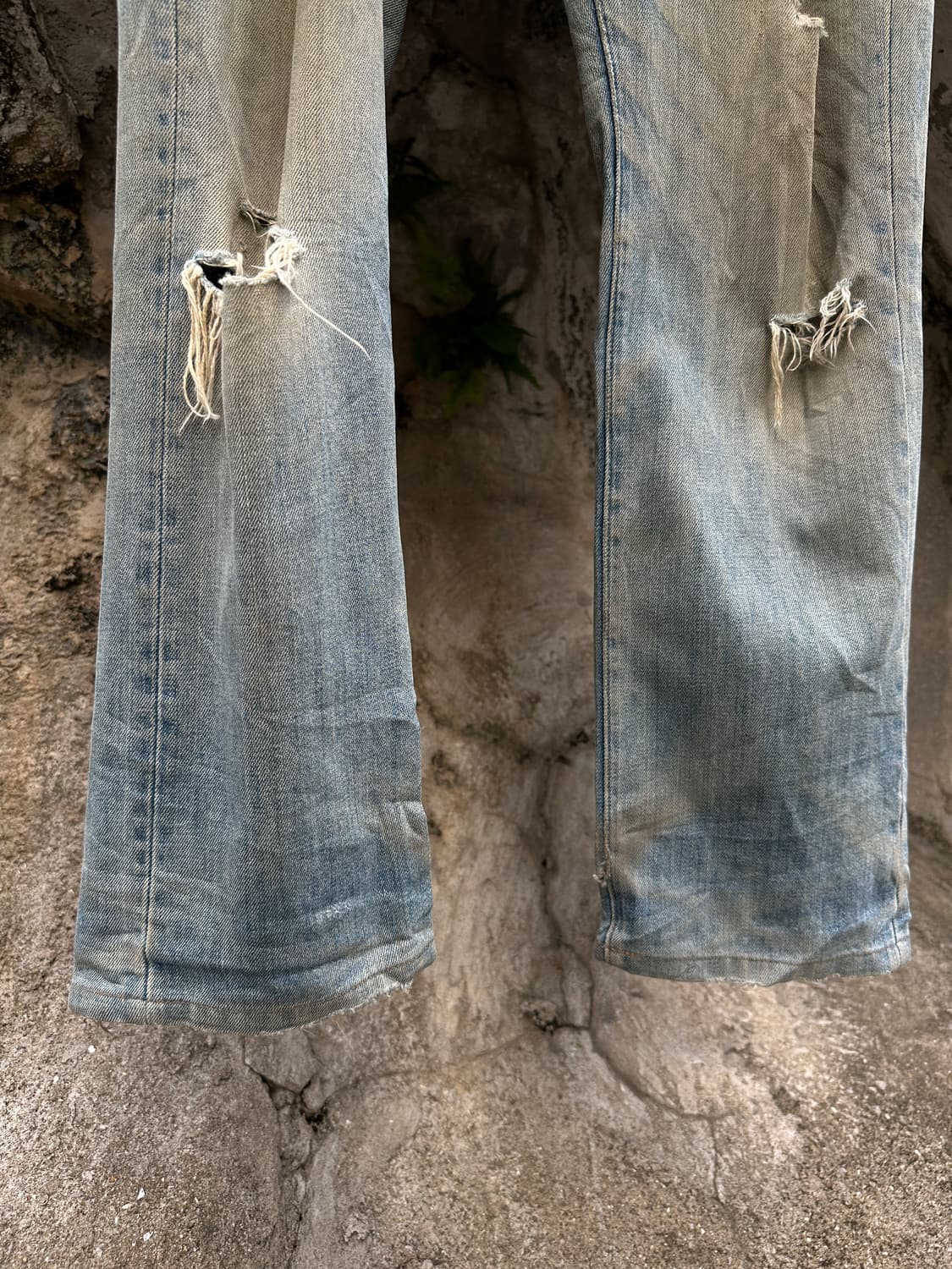 Dirty washing distressed jeans 상품이미지6