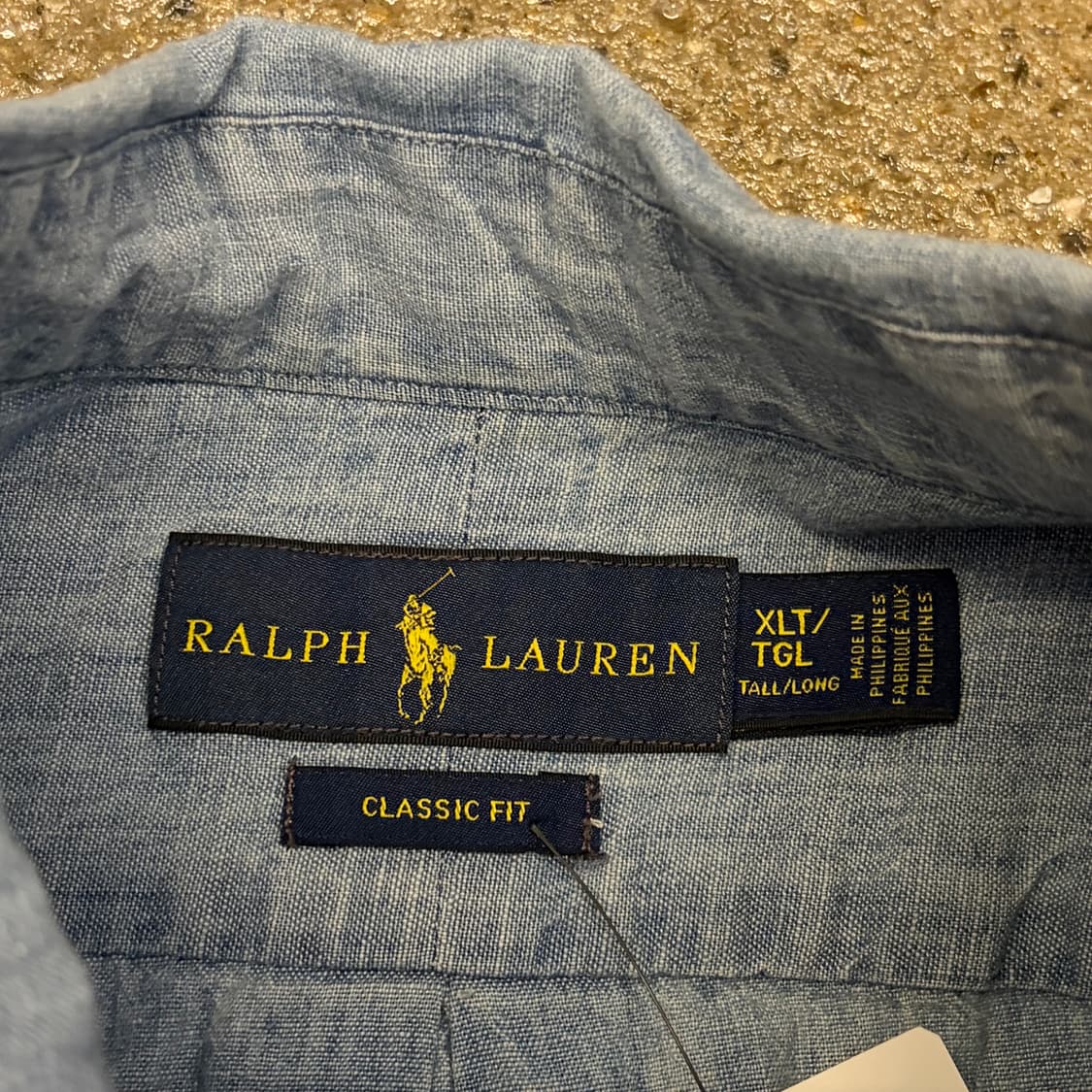 미국 빈티지 폴로랄프로렌 헤지 청남방 데님셔츠 빅사이즈 청셔츠 상품이미지5