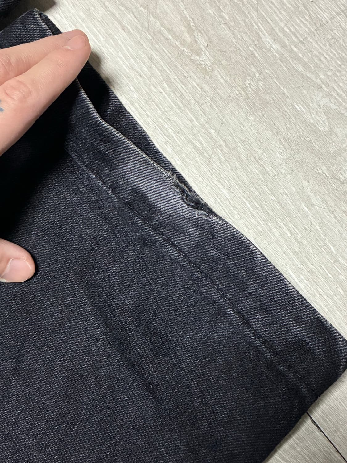 [M] 플라스틱 플로덕트 MPa BAG PANTS 백팬츠 블랙 상품이미지6