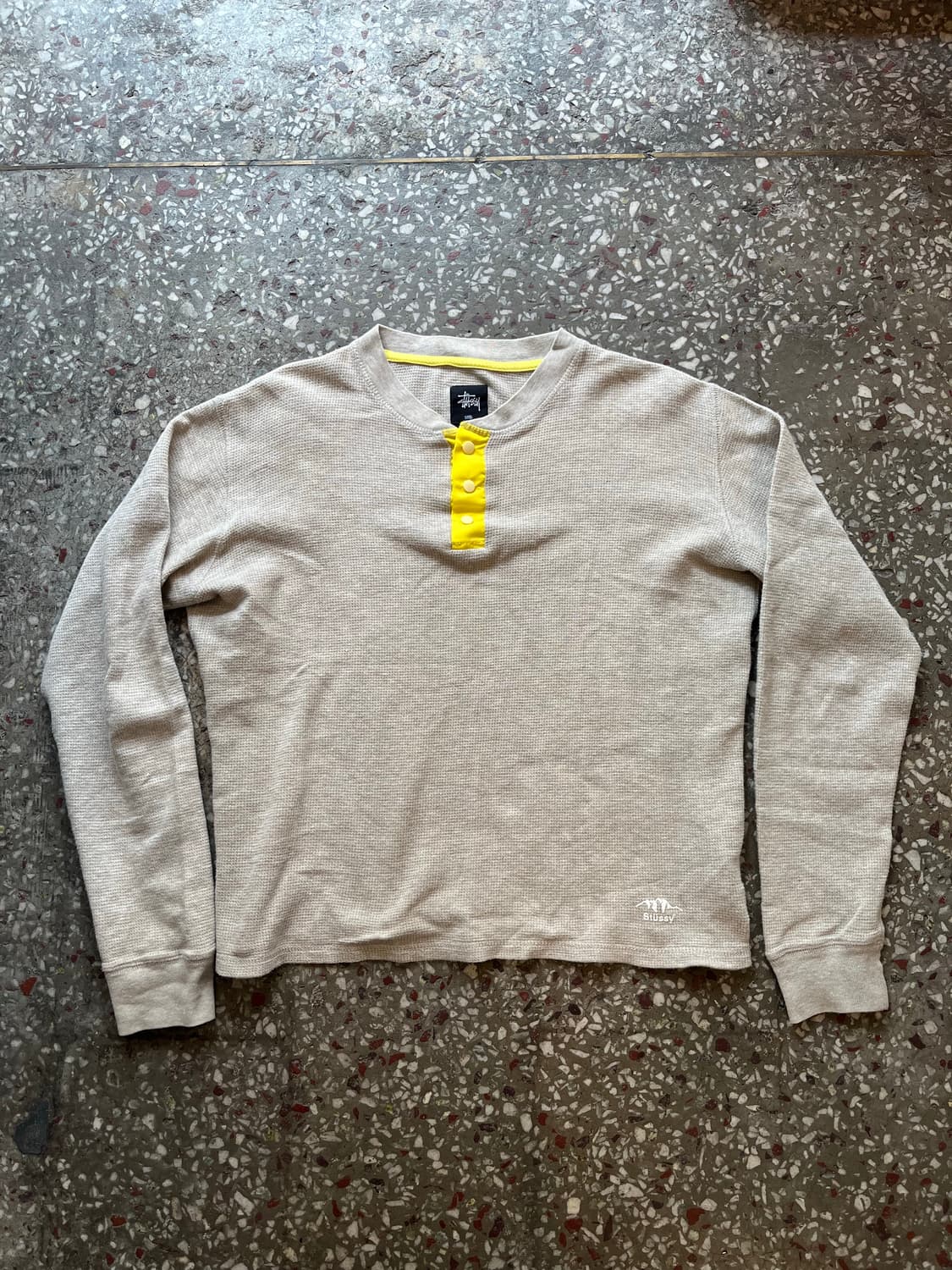 스투시 와플 써멀 헨리넥 긴팔티셔츠 상품이미지3