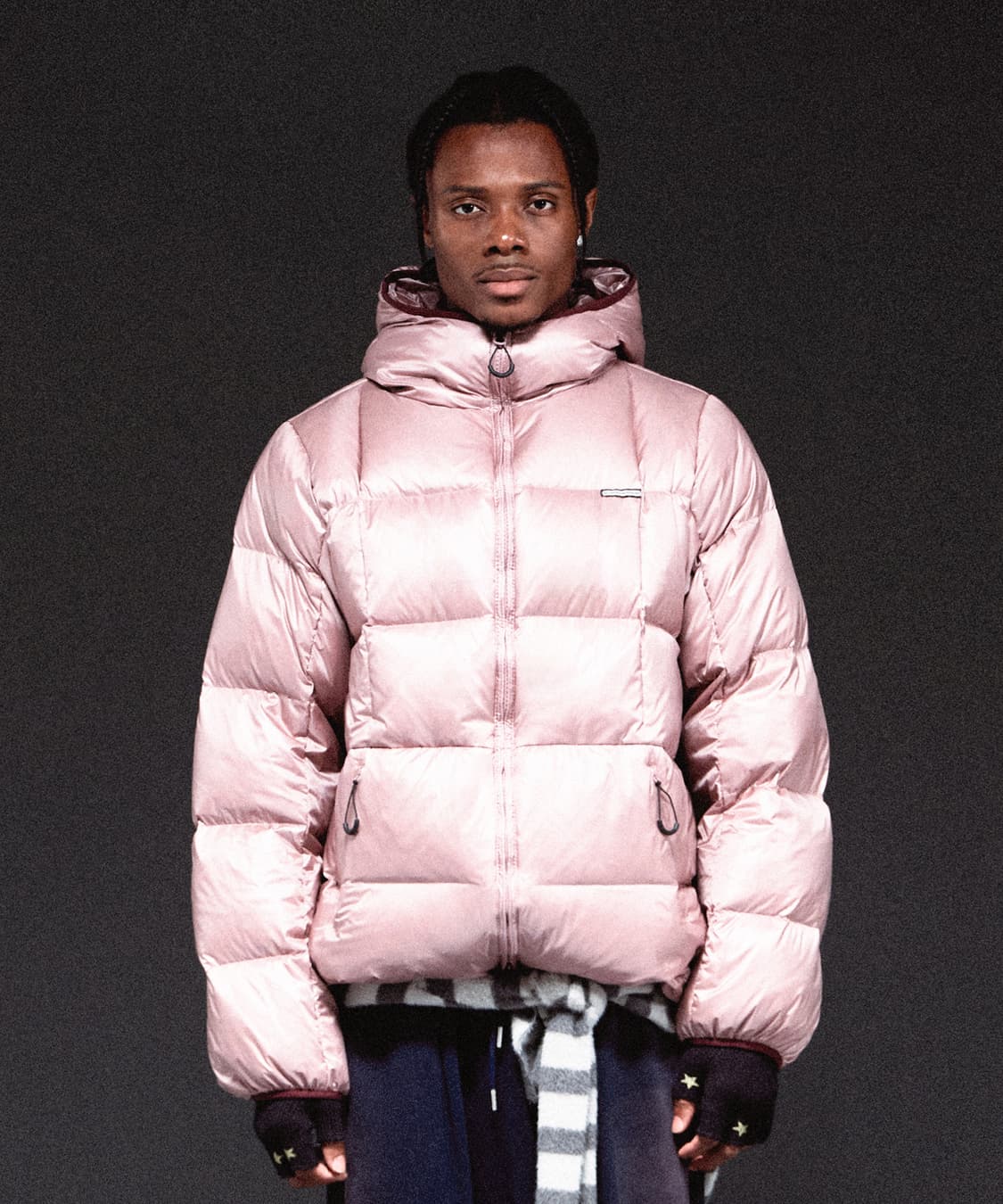 더바이닐하우스 HOODED DUCK DOWN JACKET PINK 상품이미지3