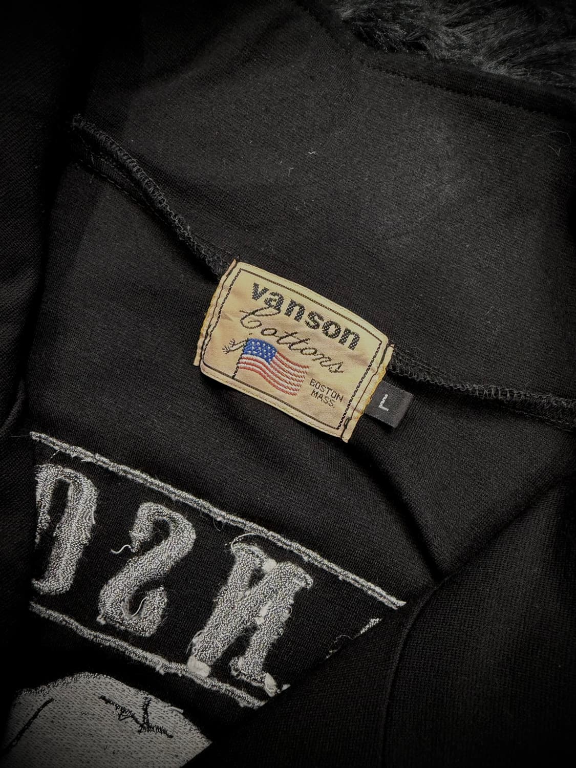 Vanson 실버 스컬 블랙 트랙져지 상품이미지10