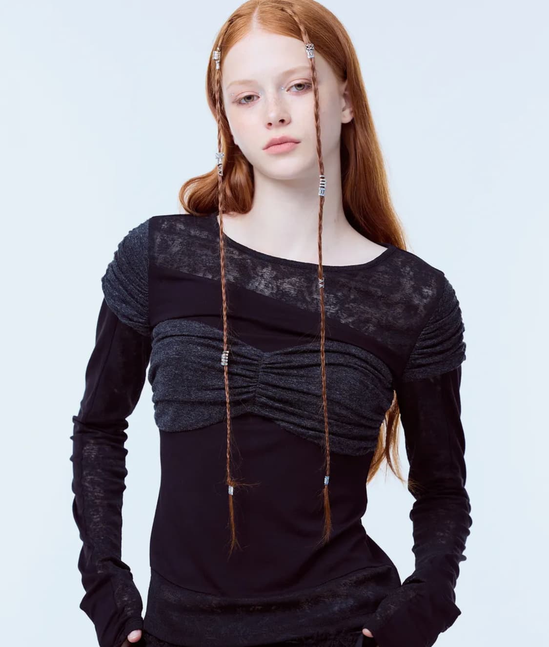 러브이즈트루 레이어드티 상품이미지2