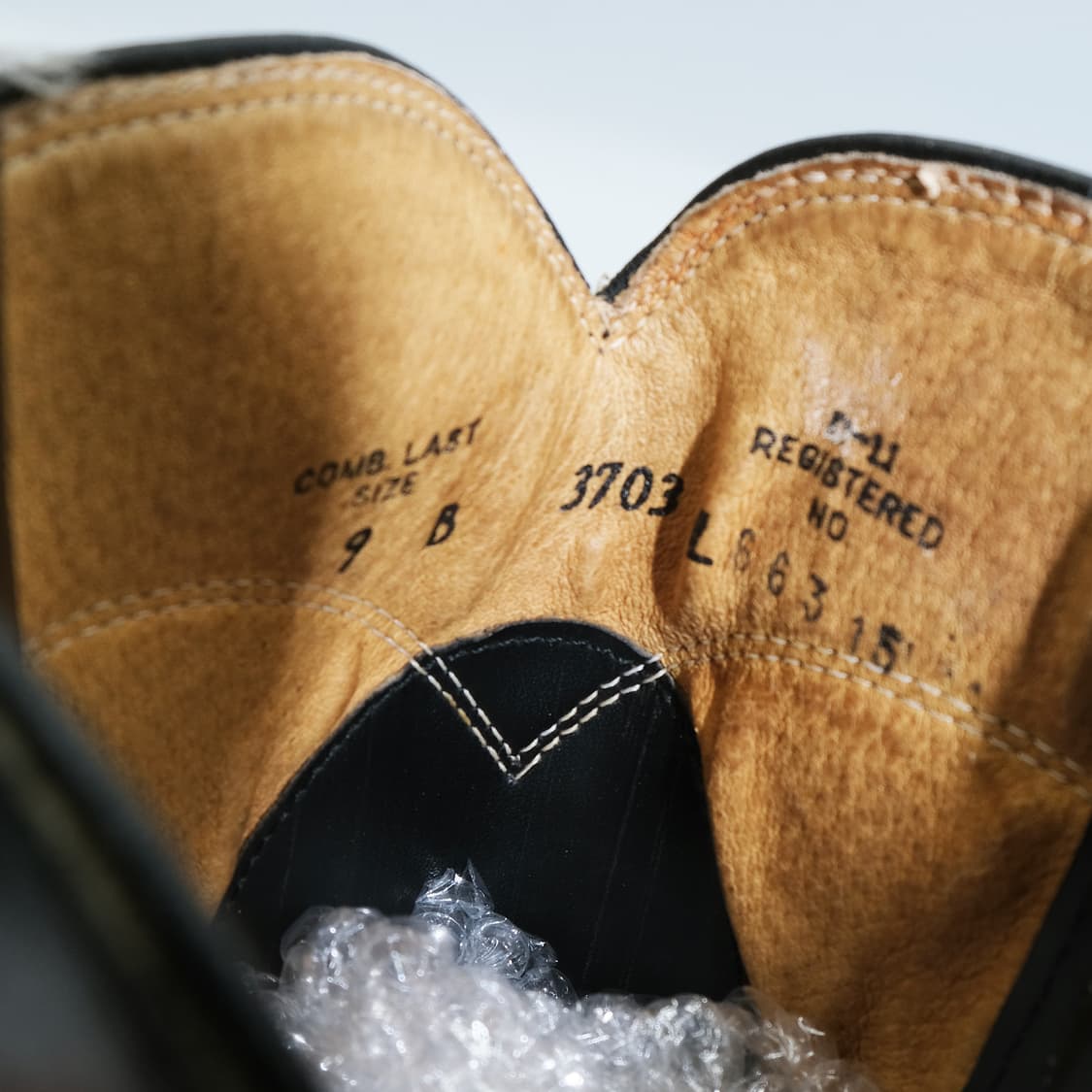 빈티지 저스틴 웨스턴 레더 부츠 9B(260-265)사이즈 BT26008 상품이미지10