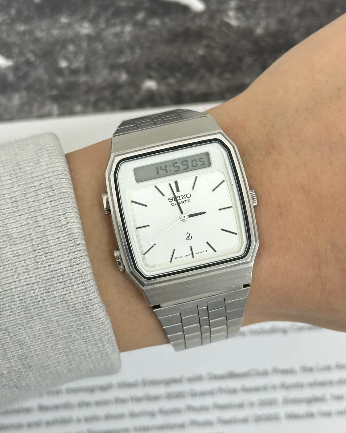 세이코 아나디지 쿼츠 시계 상품이미지10