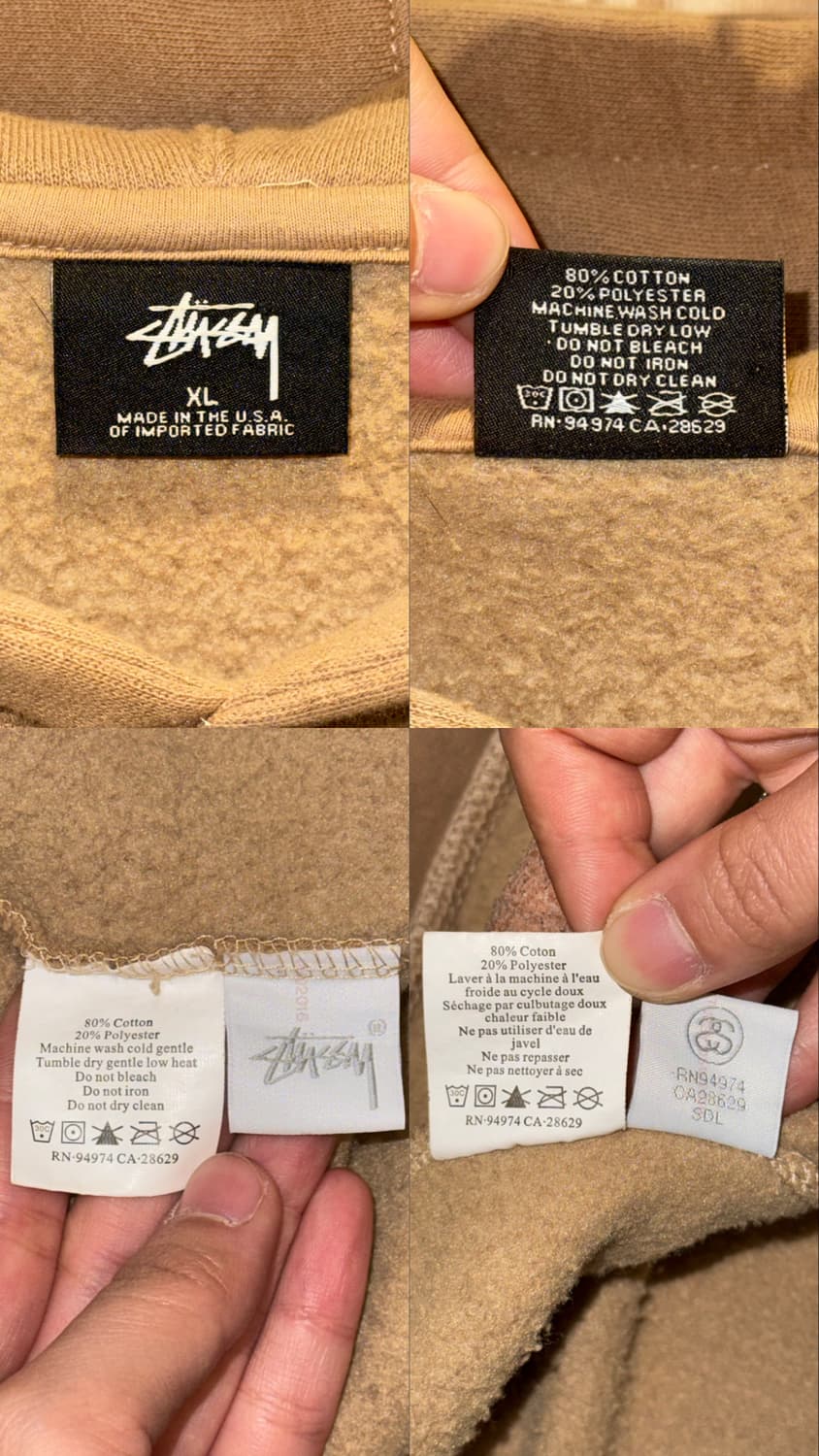 스투시 선인장 그래픽 후드티 상품이미지10