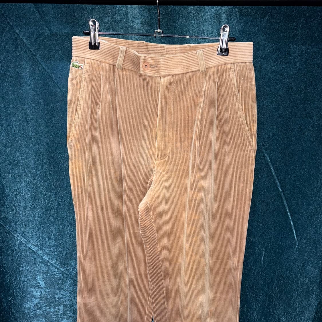 (29) 80s 슈미즈 라코스테 코듀로이 팬츠 상품이미지2