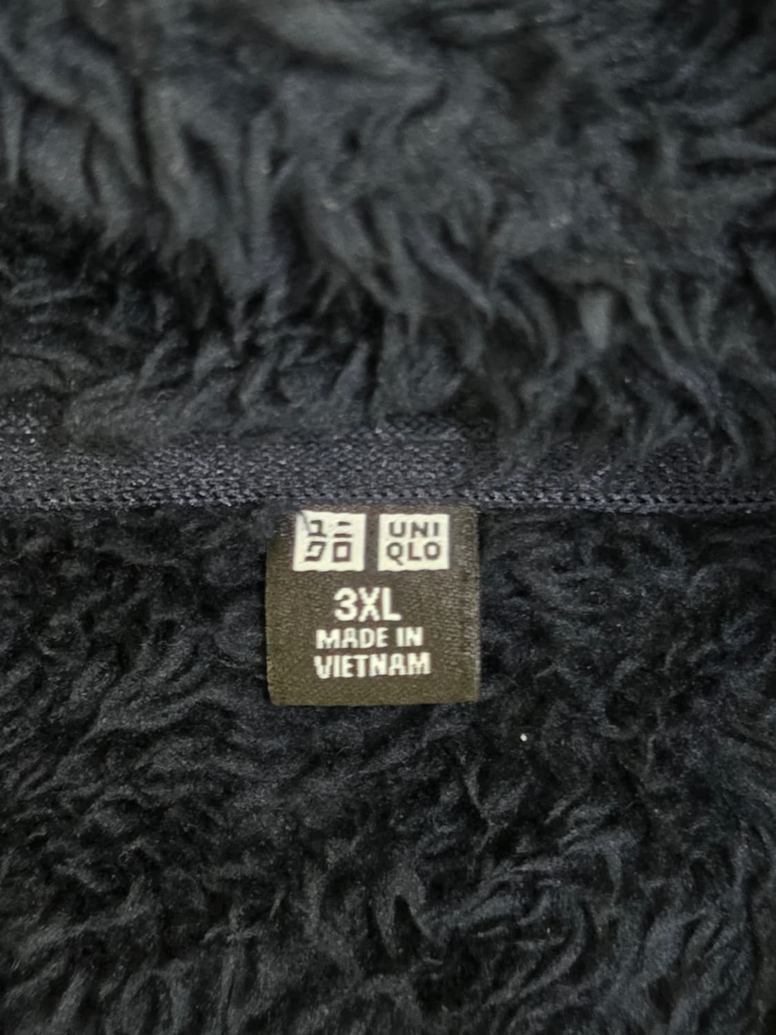 유니클로 네이비 플리스 집업 자켓 3XL 상품이미지4