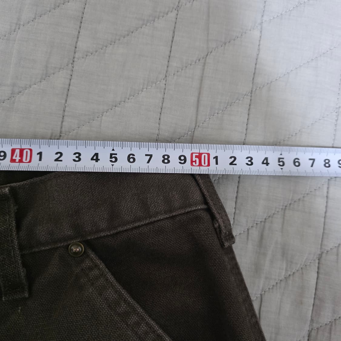 [42X32] 빈티지 칼하트 더블니 B136DKB 워크팬츠 페인트 DK3 상품이미지10