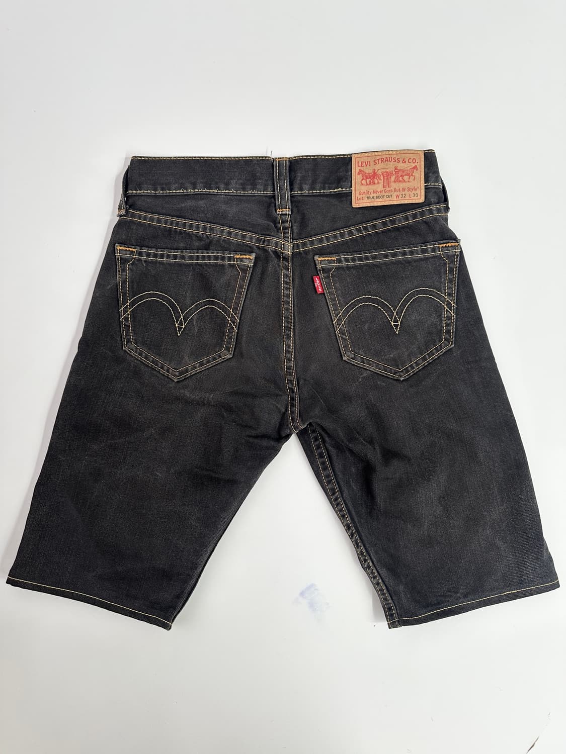 Levi’s type 1 shorts 리바이스 흑청 반바지 32x30 상품이미지1