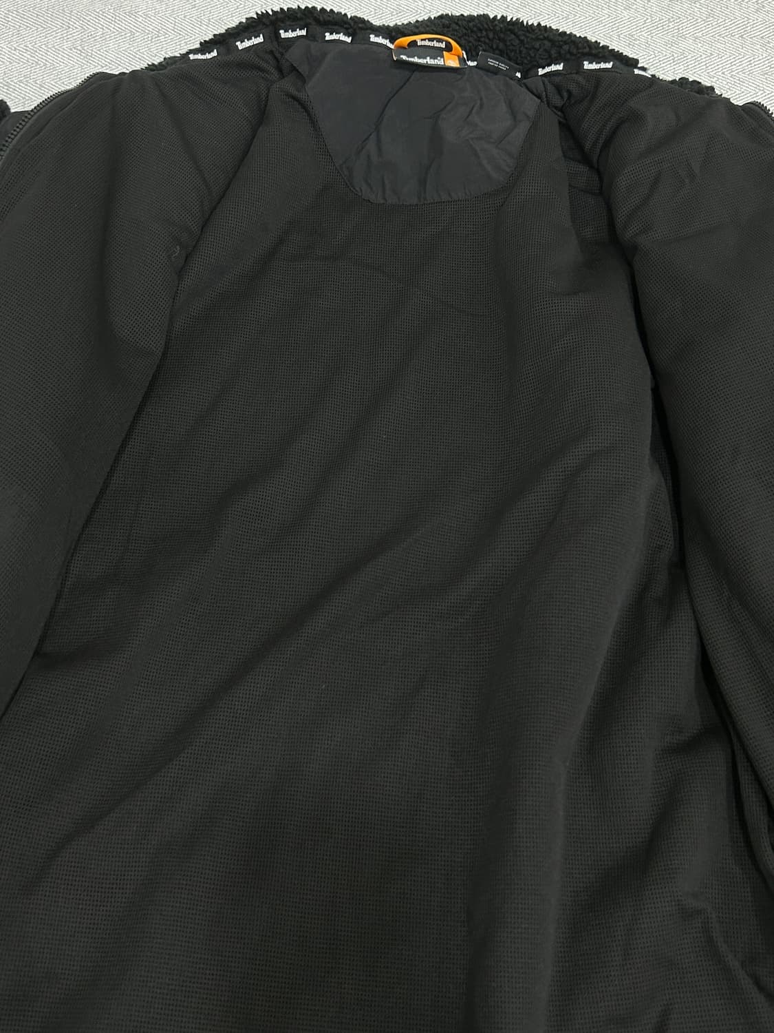 팀버랜드 롱후리스 뽀글이 플리스 자켓 여성 S 블랙 상품이미지9