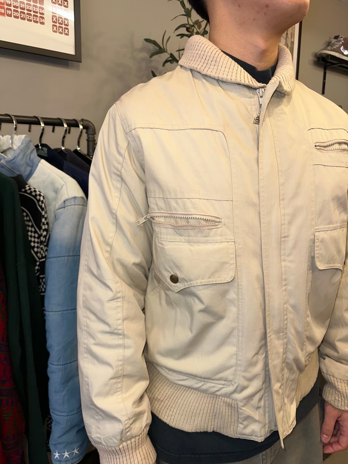 90’s Pacific Trail multi pocket bomber  상품이미지5
