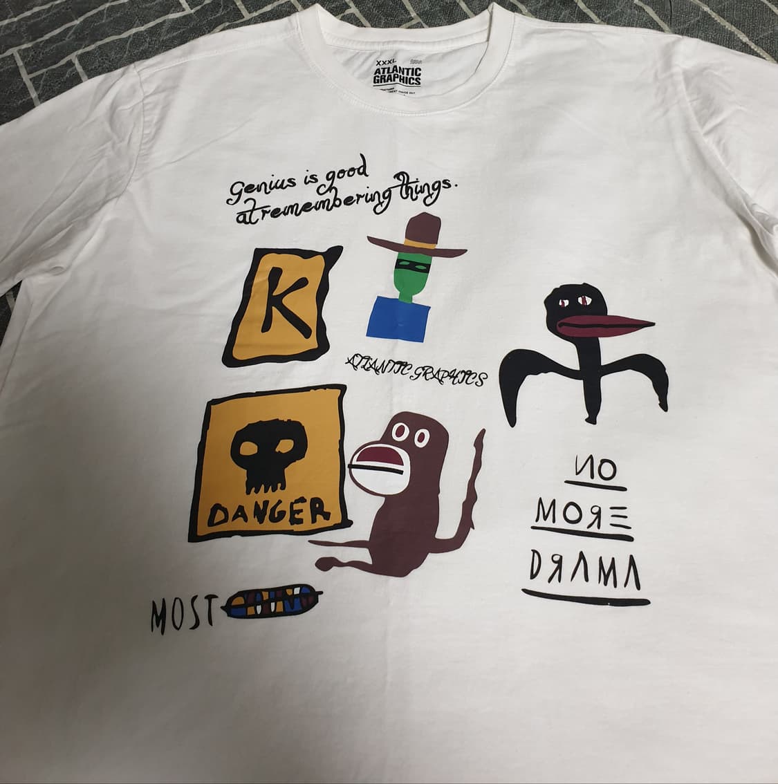 아틀란틱 그래픽스 20수 프리미엄 반팔티 (3XL) 상품이미지2