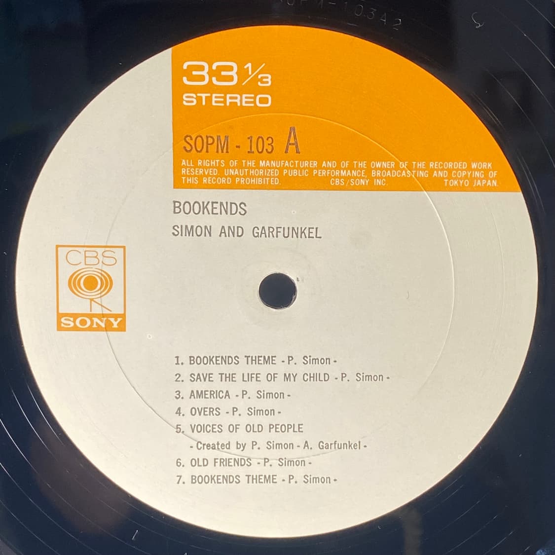 (중고LP-포크) Simon And Garfunkel -Bookends 상품이미지4